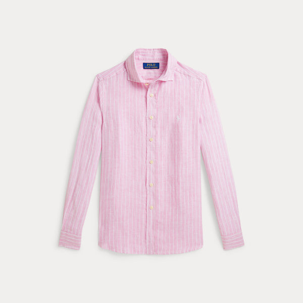 Camicia in lino a righe 323A13343 /001 POLO RALPH LAUREN 