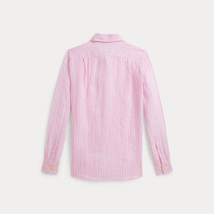 Camicia in lino a righe 323A13343 /001 POLO RALPH LAUREN 
