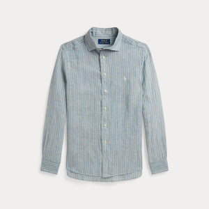 Camicia in lino a righe 323A13343 /002 POLO RALPH LAUREN 