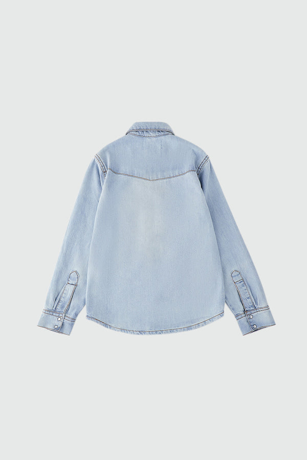 Camicia la jolla in denim RG129 00 /7025 ROY ROGERS 