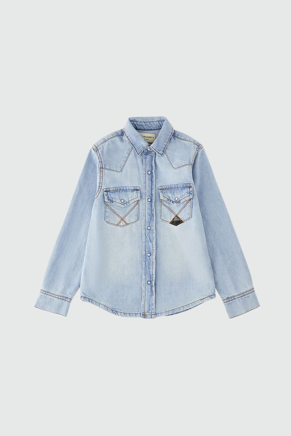 Camicia la jolla in denim RG129 00 /7025 ROY ROGERS 