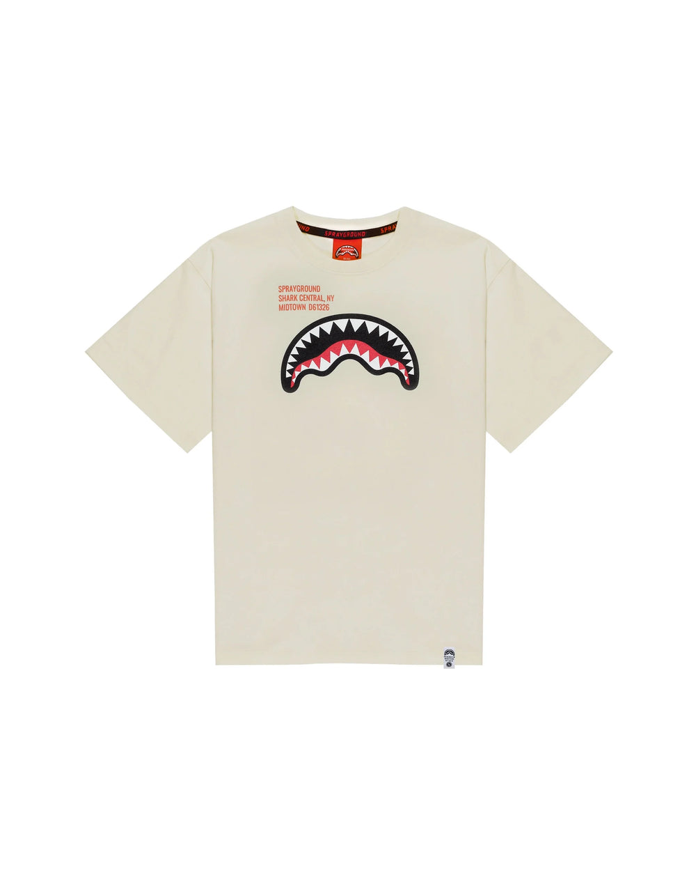 Shark basic reg t-shirt SPY1384 /IVORY SPRAYGROUND 
