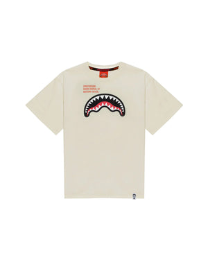 Shark basic reg t-shirt SPY1384 /IVORY SPRAYGROUND 