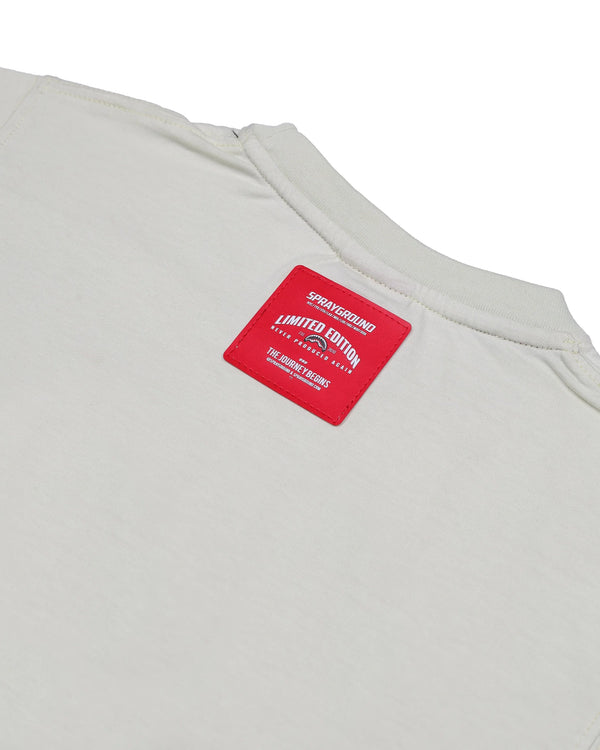 Shark basic reg t-shirt SPY1384 /IVORY SPRAYGROUND 