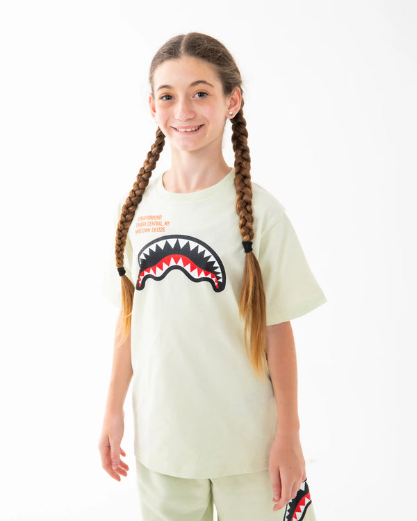 Shark basic reg t-shirt SPY1384 /IVORY SPRAYGROUND 