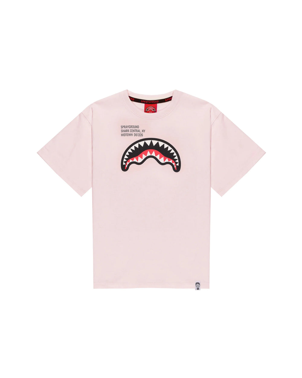 Shark basic reg t-shirt SPY1384 /LIGHT PINK SPRAYGROUND 