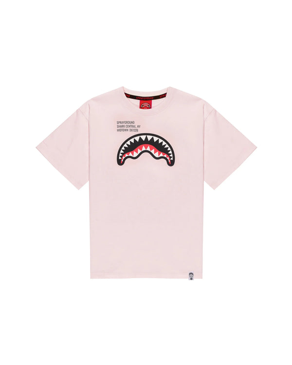 Shark basic reg t-shirt SPY1384 /LIGHT PINK SPRAYGROUND 