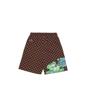 Catch bear check shorts SPY1394E /CHECK SPRAYGROUND 