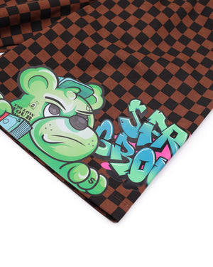 Catch bear check shorts SPY1394E /CHECK SPRAYGROUND 