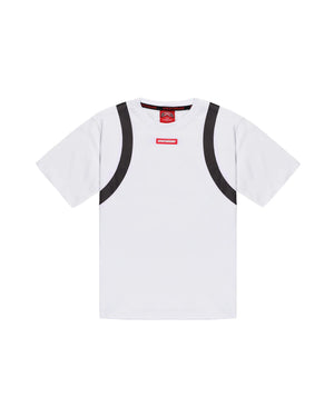 Wonderful mind bear bacpack regular t-shirt SPY1401 /WHITE SPRAYGROUND 
