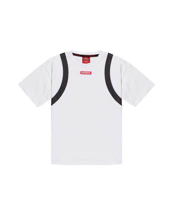 Wonderful mind bear bacpack regular t-shirt SPY1401 /WHITE SPRAYGROUND 