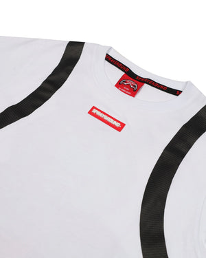 Wonderful mind bear bacpack regular t-shirt SPY1401 /WHITE SPRAYGROUND 