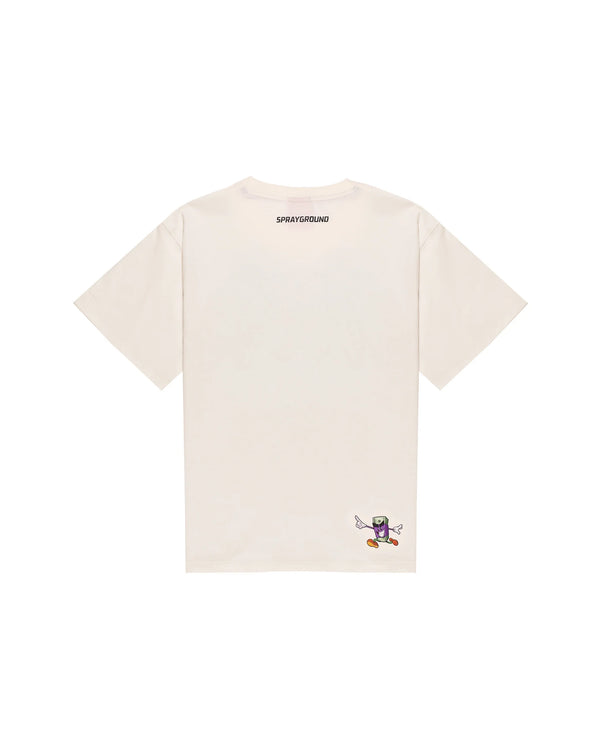 Get out bear over t-shirt SPY1423 /IVORY SPRAYGROUND 