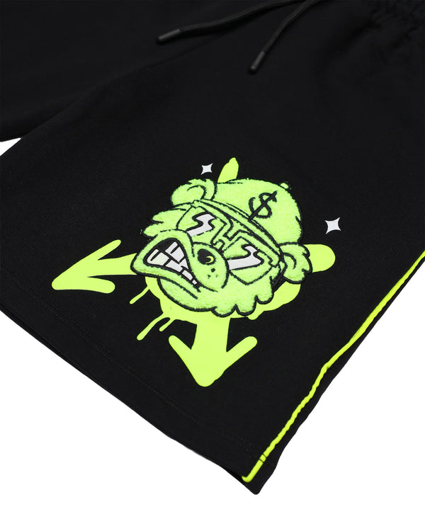 Graffitti bear shorts SPY1441E /BLACK SPRAYGROUND 