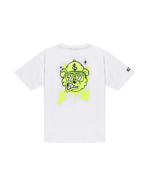 Graffitti bear over t-shirt SPY1443 /WHITE SPRAYGROUND 