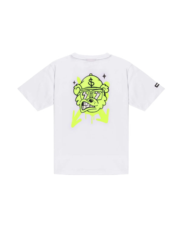 Graffitti bear over t-shirt SPY1443 /WHITE SPRAYGROUND 