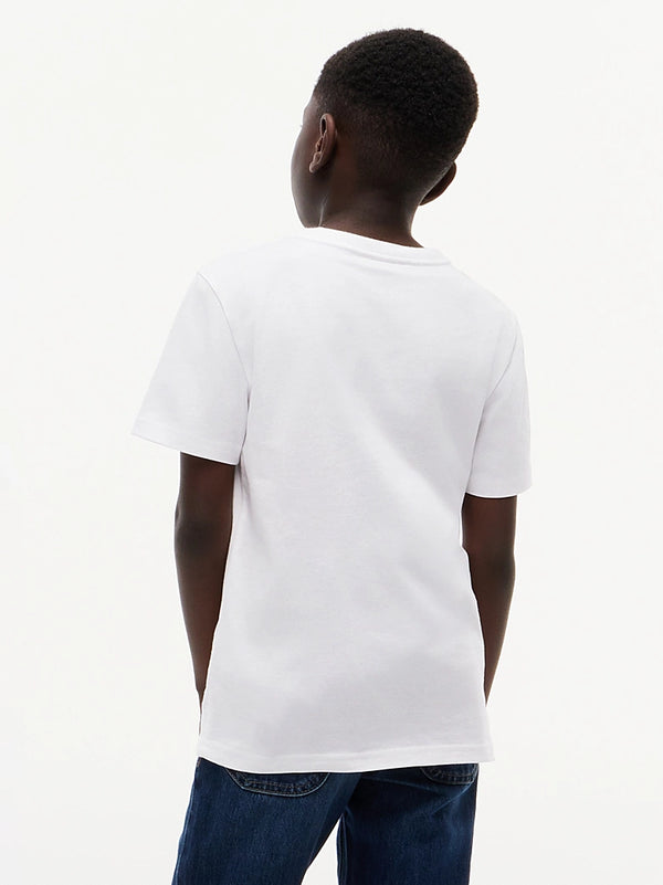 T-shirt con logo ricamato Tommy Hilfiger KB0KB09646 /YBR TOMMY HILFIGER 