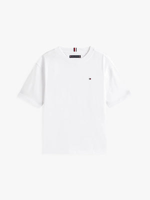 T-shirt con logo ricamato Tommy Hilfiger KB0KB09646 /YBR TOMMY HILFIGER 