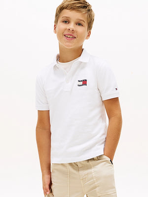 Polo con logo ricamato Tommy Hilfiger KB0KB10227J /YBR TOMMY HILFIGER 
