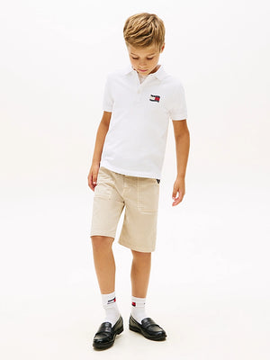 Polo con logo ricamato Tommy Hilfiger KB0KB10227J /YBR TOMMY HILFIGER 
