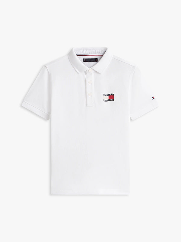 Polo con logo ricamato Tommy Hilfiger KB0KB10227J /YBR TOMMY HILFIGER 