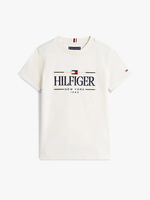 T-shirt con logo frontale Tommy Hilfiger KB0KB10360T /YBH TOMMY HILFIGER 