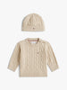 Completo maglia e cappellino in maglia Tommy Hilfiger