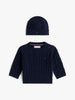 Completo maglia e cappellino in maglia Tommy Hilfiger