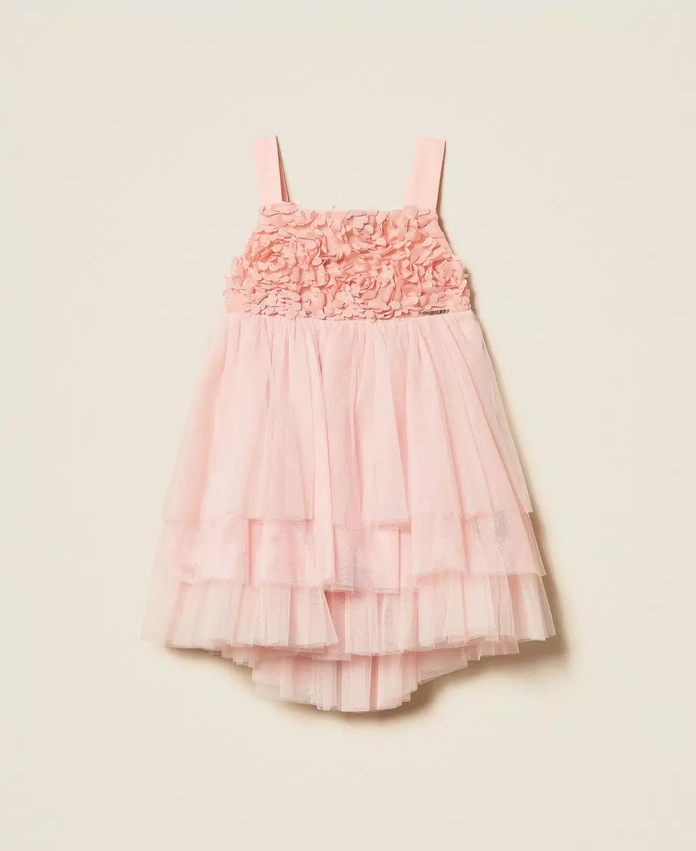 Abito corto baby in tulle a balze 261GB2104 /10021 TWINSET 