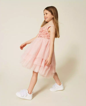 Abito corto baby in tulle a balze 261GB2104 /10021 TWINSET 