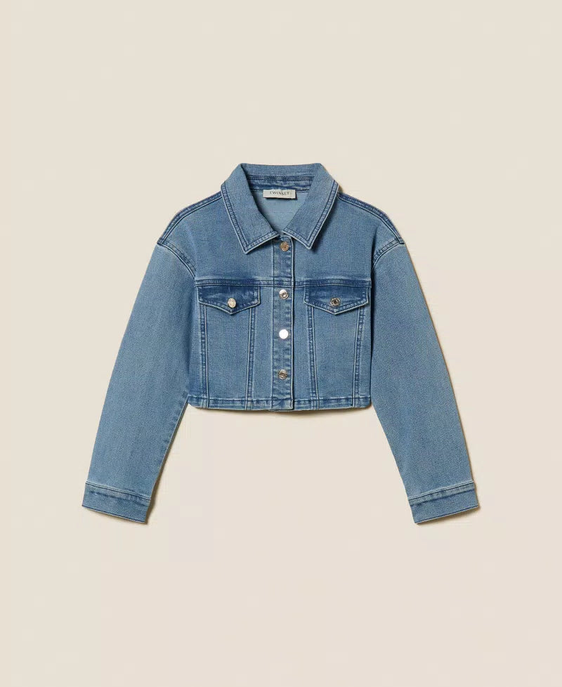 Giacca cropped in jeans 261GJ2080 /3451 TWINSET 