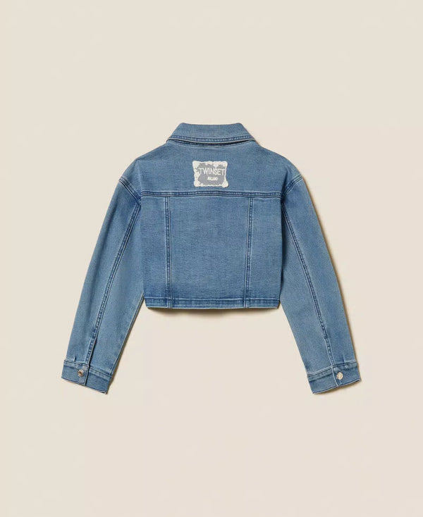 Giacca cropped in jeans 261GJ2080 /3451 TWINSET 