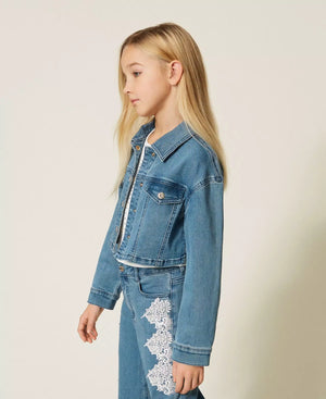 Giacca cropped in jeans 261GJ2080 /3451 TWINSET 
