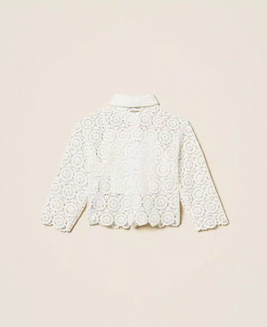 Camicia boxy in pizzo macramè 261GJ2Q25 /526 TWINSET 