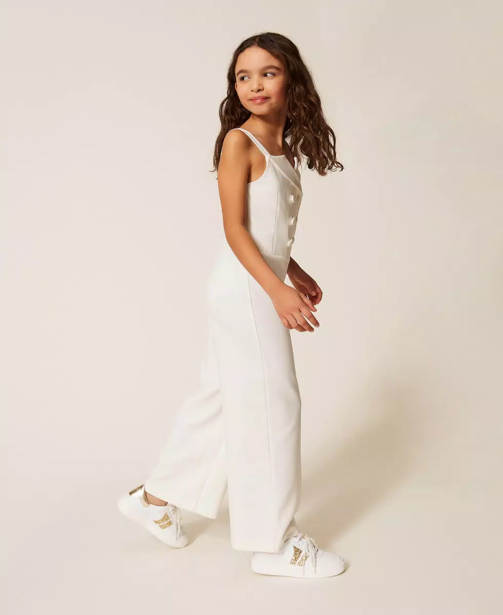 Pantaloni flare in crêpe con spacchi 261GJ2Q51 /526 TWINSET 