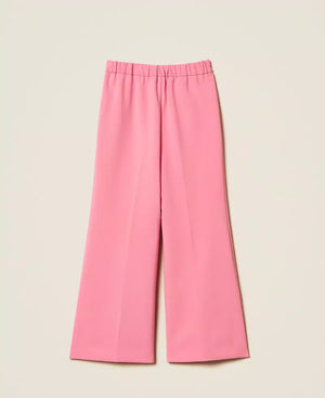 Pantaloni flare in crêpe con spacchi 261GJ2Q51 /7207 TWINSET 