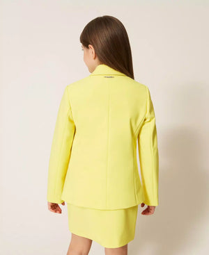 Giacca blazer in crêpe e duchesse 261GJ2Q55 /6210 TWINSET 