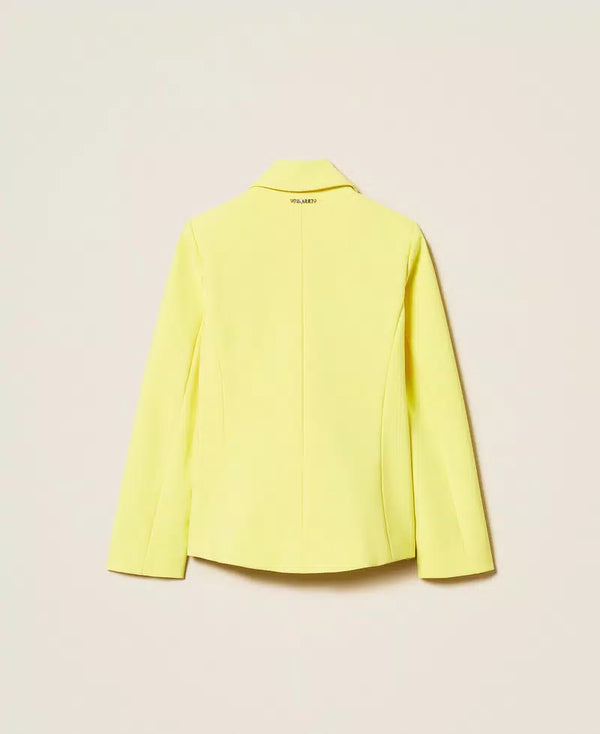 Giacca blazer in crêpe e duchesse 261GJ2Q55 /6210 TWINSET 