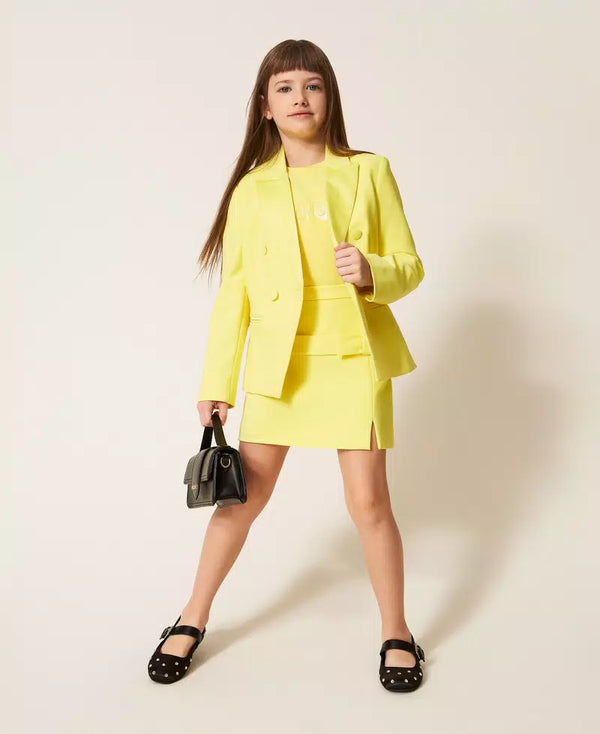 Giacca blazer in crêpe e duchesse 261GJ2Q55 /6210 TWINSET 