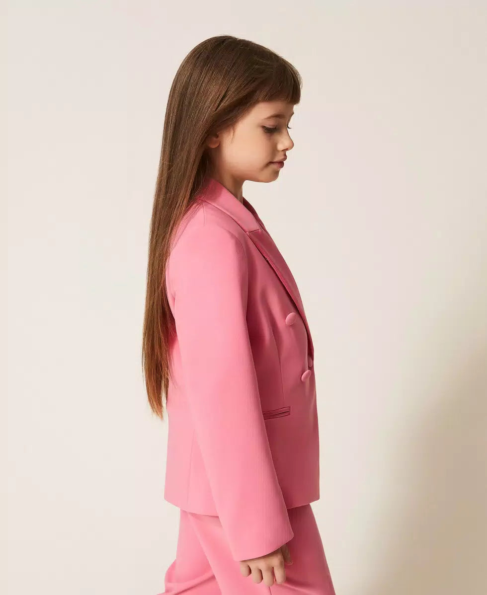 Giacca blazer in crêpe e duchesse 261GJ2Q55 /7207 TWINSET 