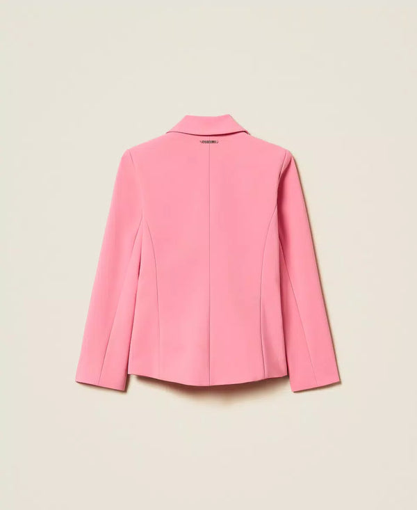 Giacca blazer in crêpe e duchesse 261GJ2Q55 /7207 TWINSET 