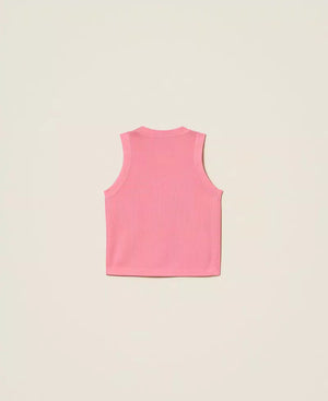 Top in maglia con bottoni 261GJ3062 /7207 TWINSET 