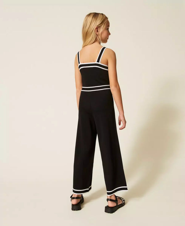 Tuta in maglia con bordature 261GJ3072 /11656 TWINSET 