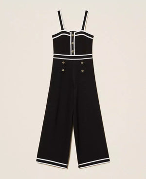 Tuta in maglia con bordature 261GJ3072 /11656 TWINSET 
