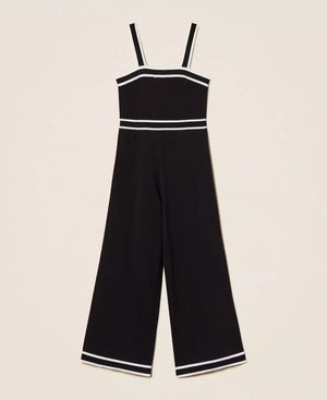 Tuta in maglia con bordature 261GJ3072 /11656 TWINSET 