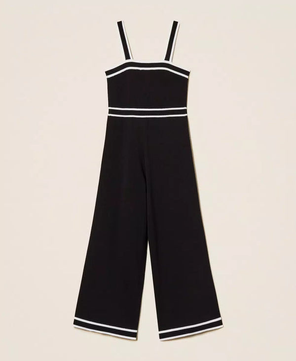 Tuta in maglia con bordature 261GJ3072 /11656 TWINSET 