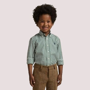 Camicia in popeline di cotone a righe 322979319 /3 POLO RALPH LAUREN 