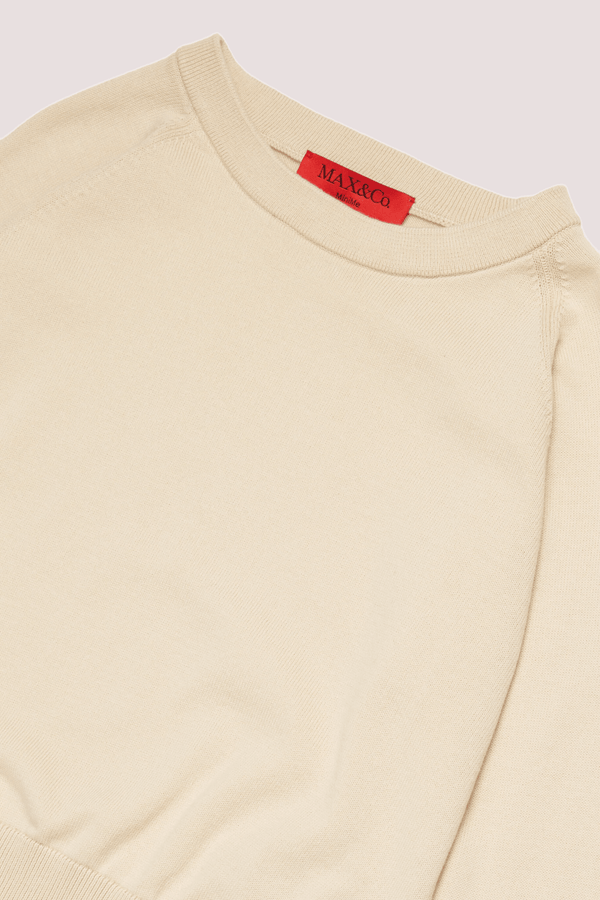 Pullover girocollo con logo MX0295 MX00X /MX105 MAX&CO KID 