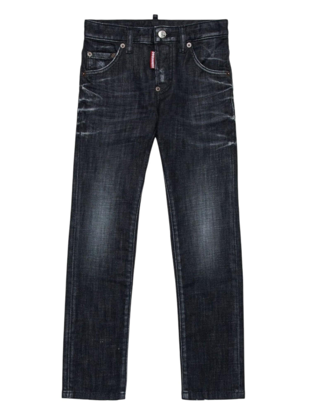 Jeans bambino denim nero slavato