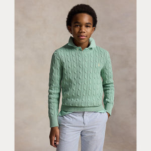 Maglione in cotone a trecce 323702674 /505 POLO RALPH LAUREN 